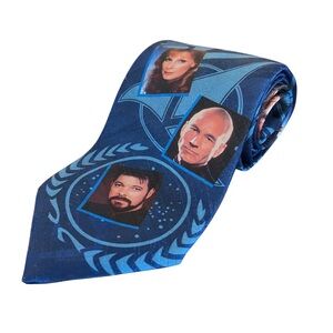 Star Trek Tie: Next Gen Crew Ralph Marlin Vintage '94
